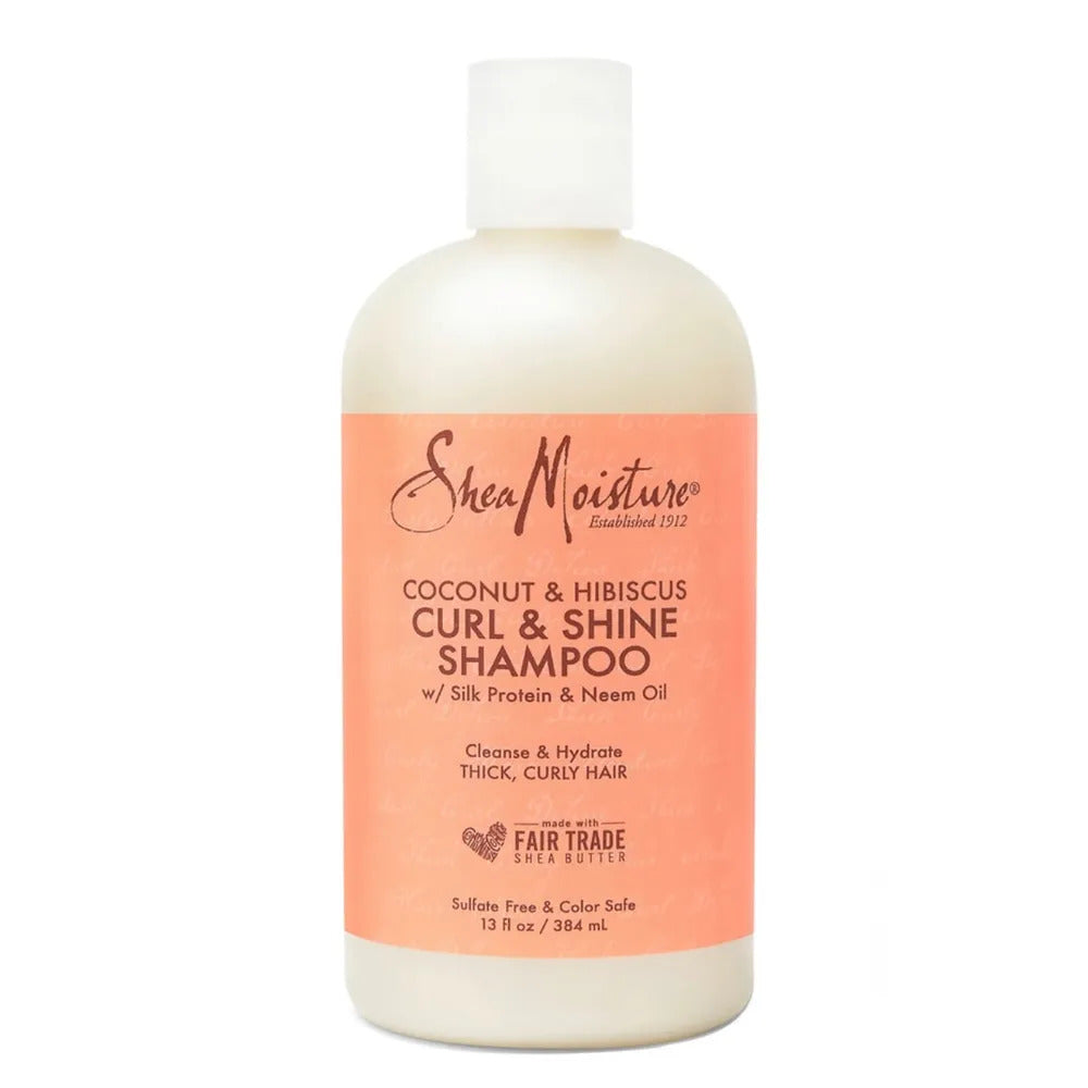Shea Moisture Coconut And Hibiscus Curl And Shine Champú 384ml_0