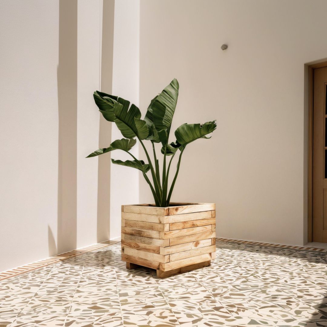 Jardinera De Madera Cuadrada Venus Nortene_5