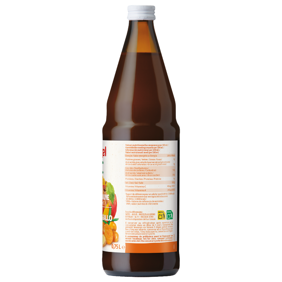 Zumo Multifrutas Vitaminas C y A BIO Voelkel 750ml