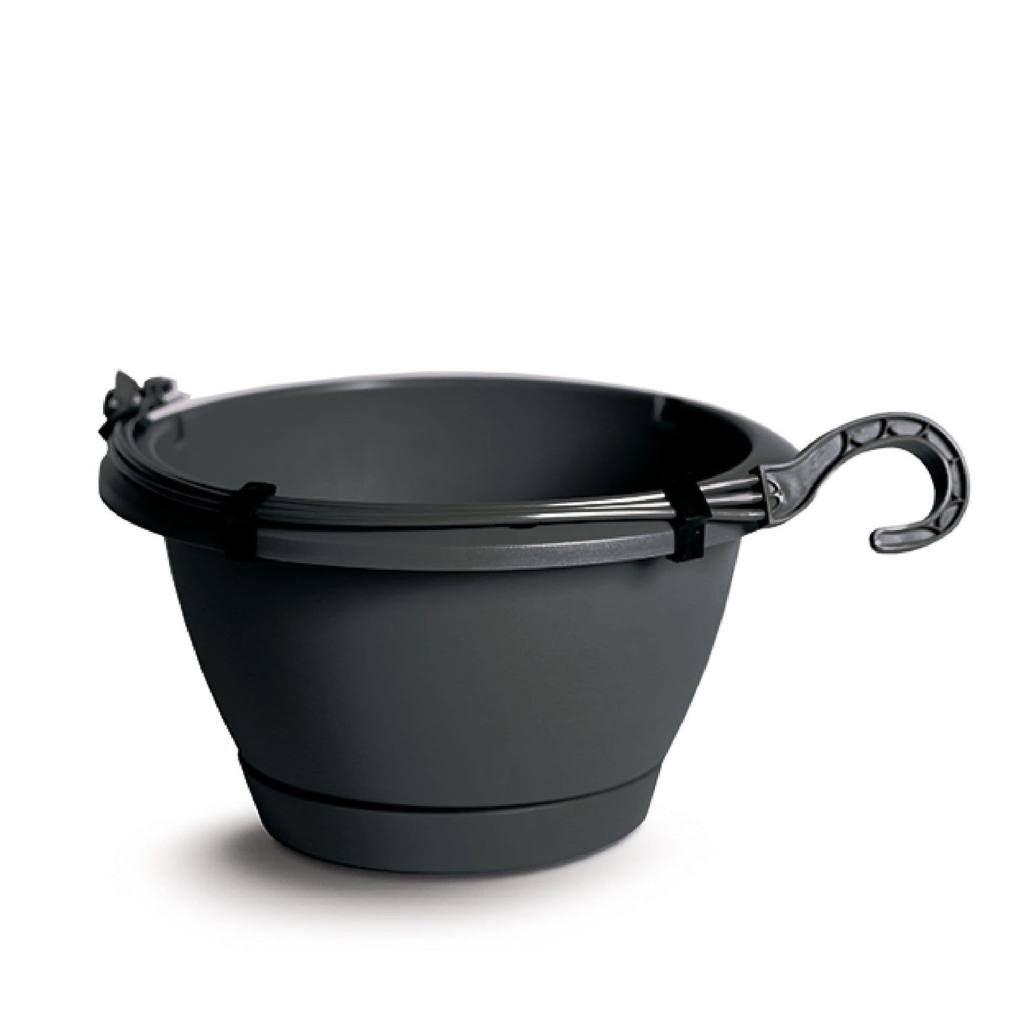 Maceta Respana W 4l., Dimensiones (mm) 208x208x125, Color Antracita