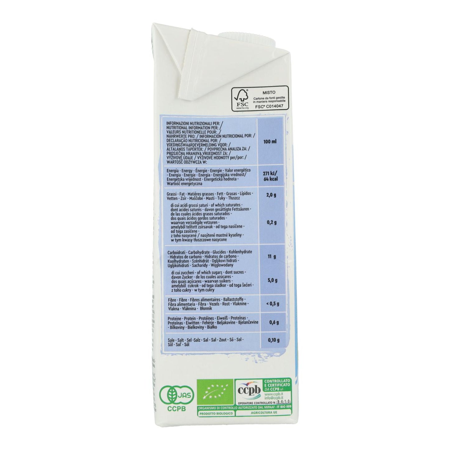 Bebida de Arroz e Amêndoa Vitariz 1 L