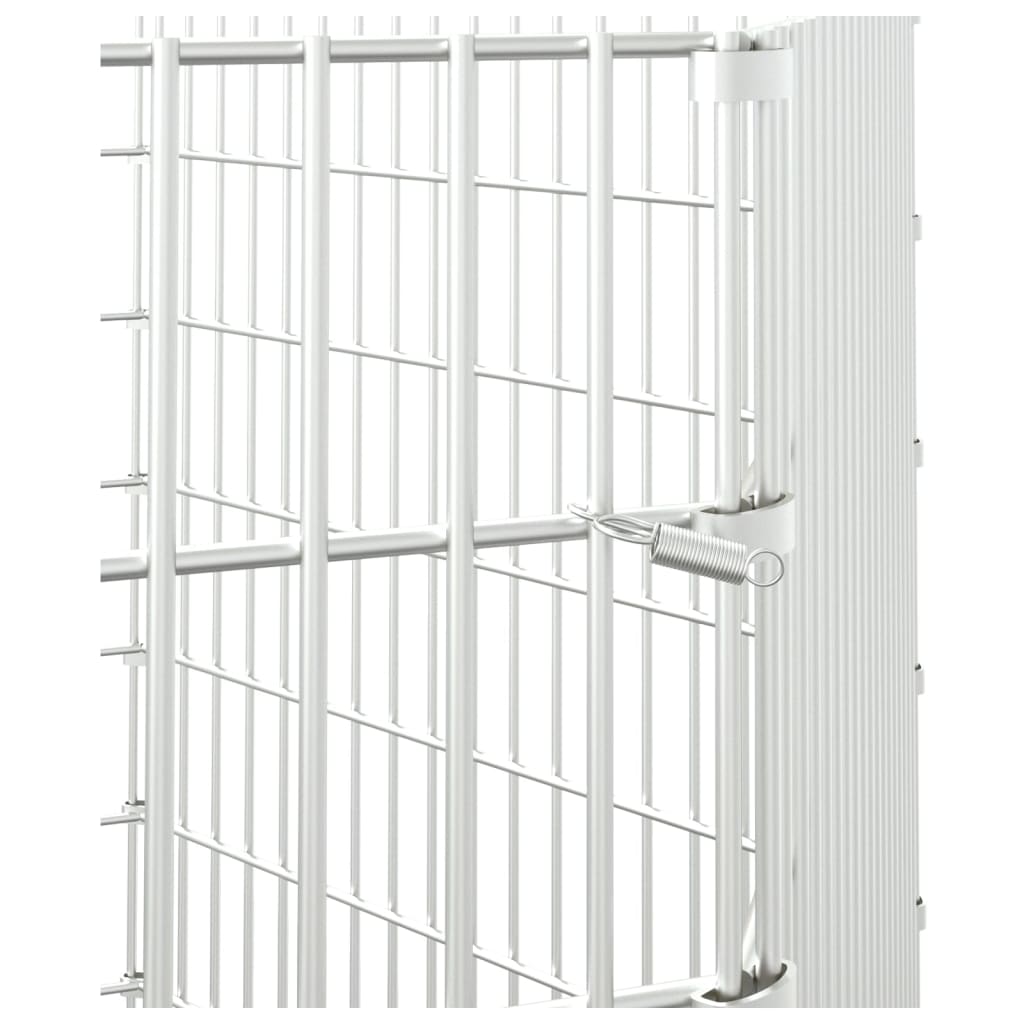 Vidaxl Recinto Animales Corral 6 Paneles Hierro Galvanizado 54x100 Cm_5