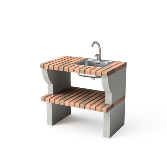 Módulo de bancada Palermo com lava-loiça, Movelar