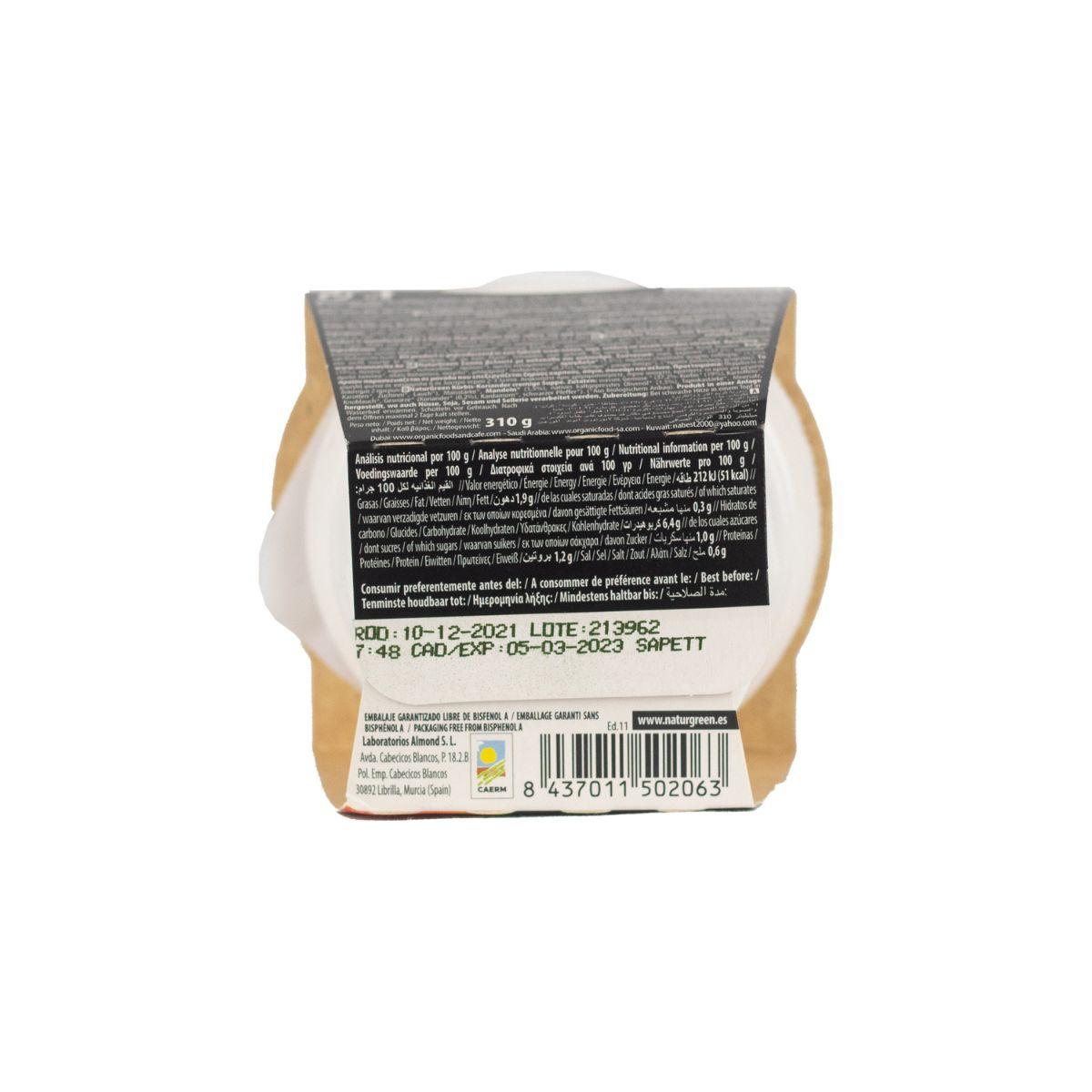 Creme de Abóbora e Coentros Naturgreen, 310 g