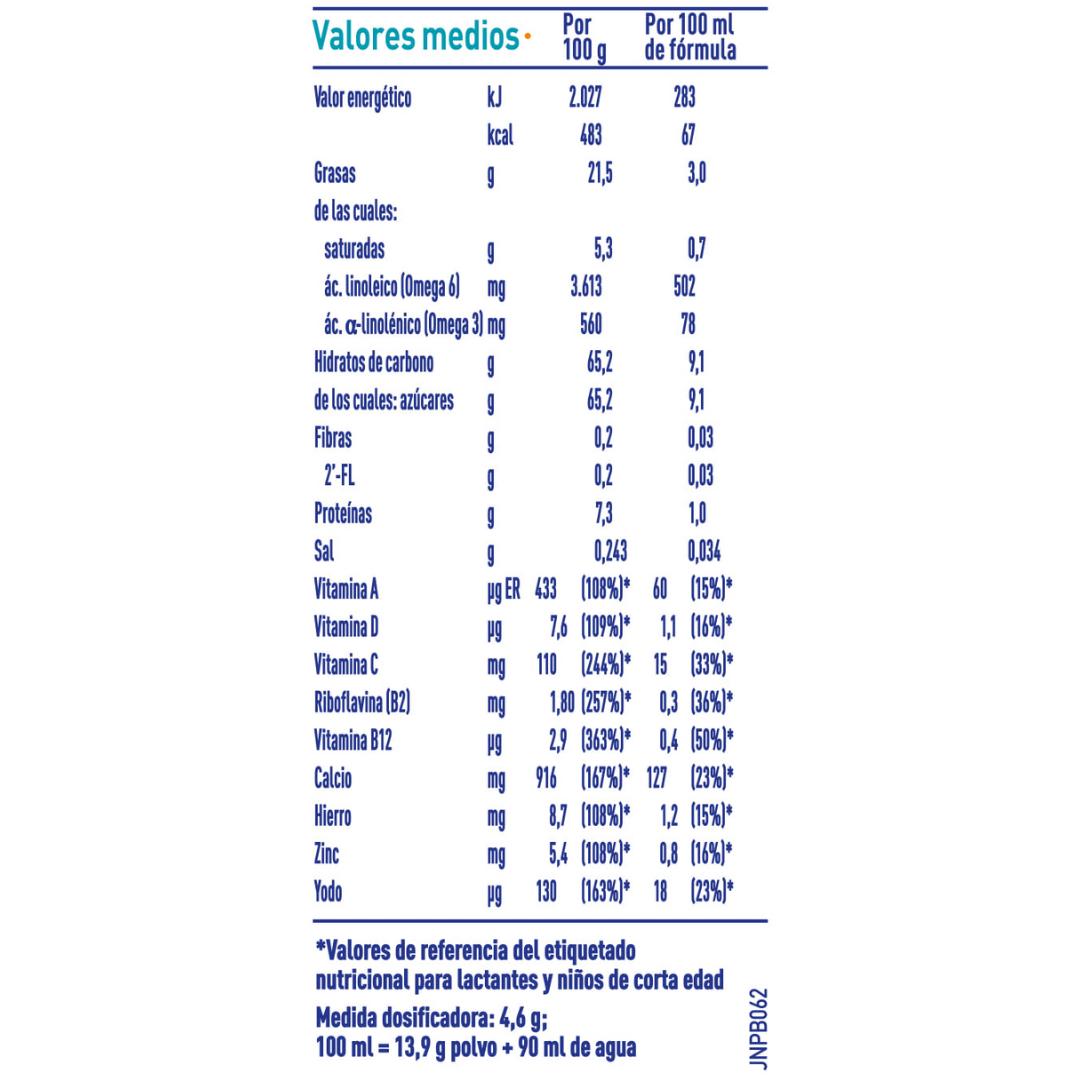 Leite de crescimento Nan Optipro 3 a partir de 1 ano Nestlé 800 g NAN OPTIPRO 3