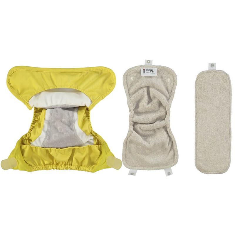 Pack de 5 fraldas de pano de bambu Vivos Close Parent