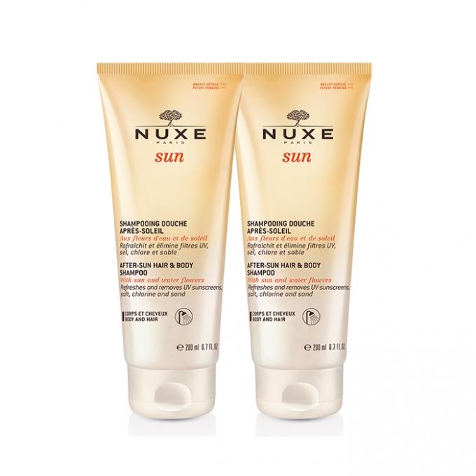 NUXE Sun Champô Pós-sol para Corpo e Cabelo DUPLO 2x200ml Nuxe 2 x 200ml