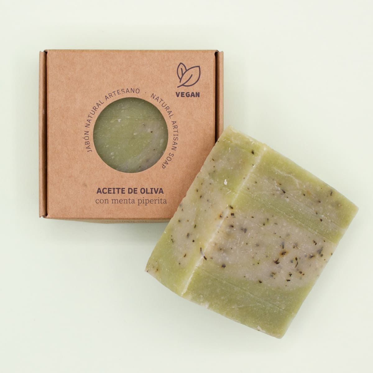 Jabón Natural Artesano de Aceite de Oliva Labnatur 100 g | Hidrata y Protege | Piel Seca o Sensible | Vegano_3