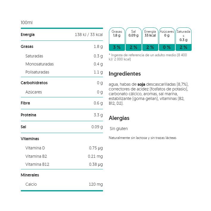 Bebida de soja sem açúcar Alpro 1 litro