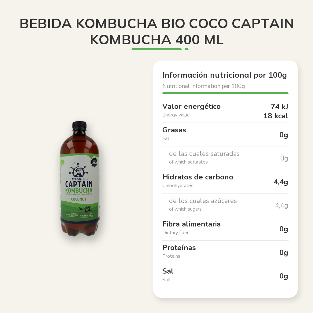 Información nutricional