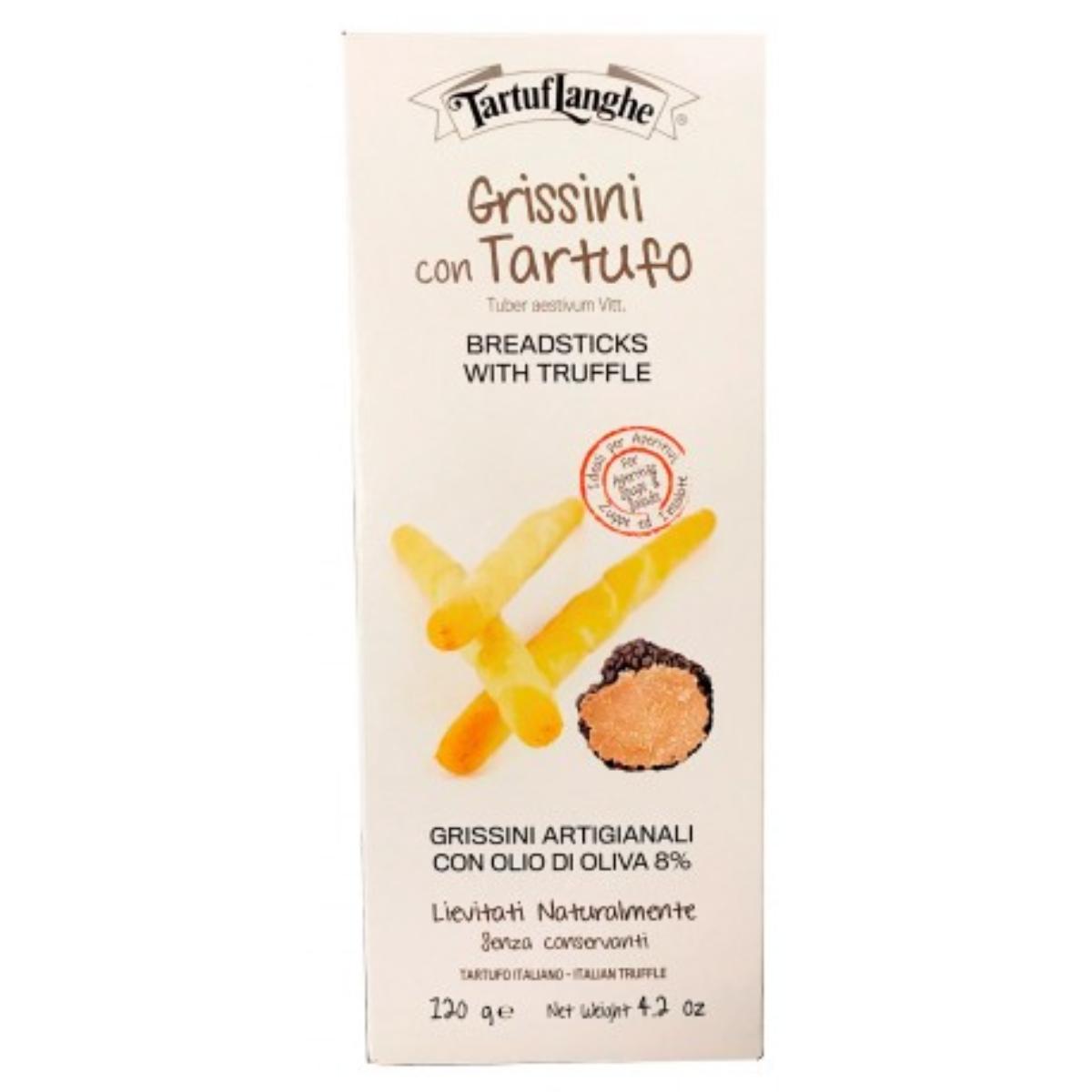 Pãozinhos Grissini com Trufa Preta Tartuflanghe 120g