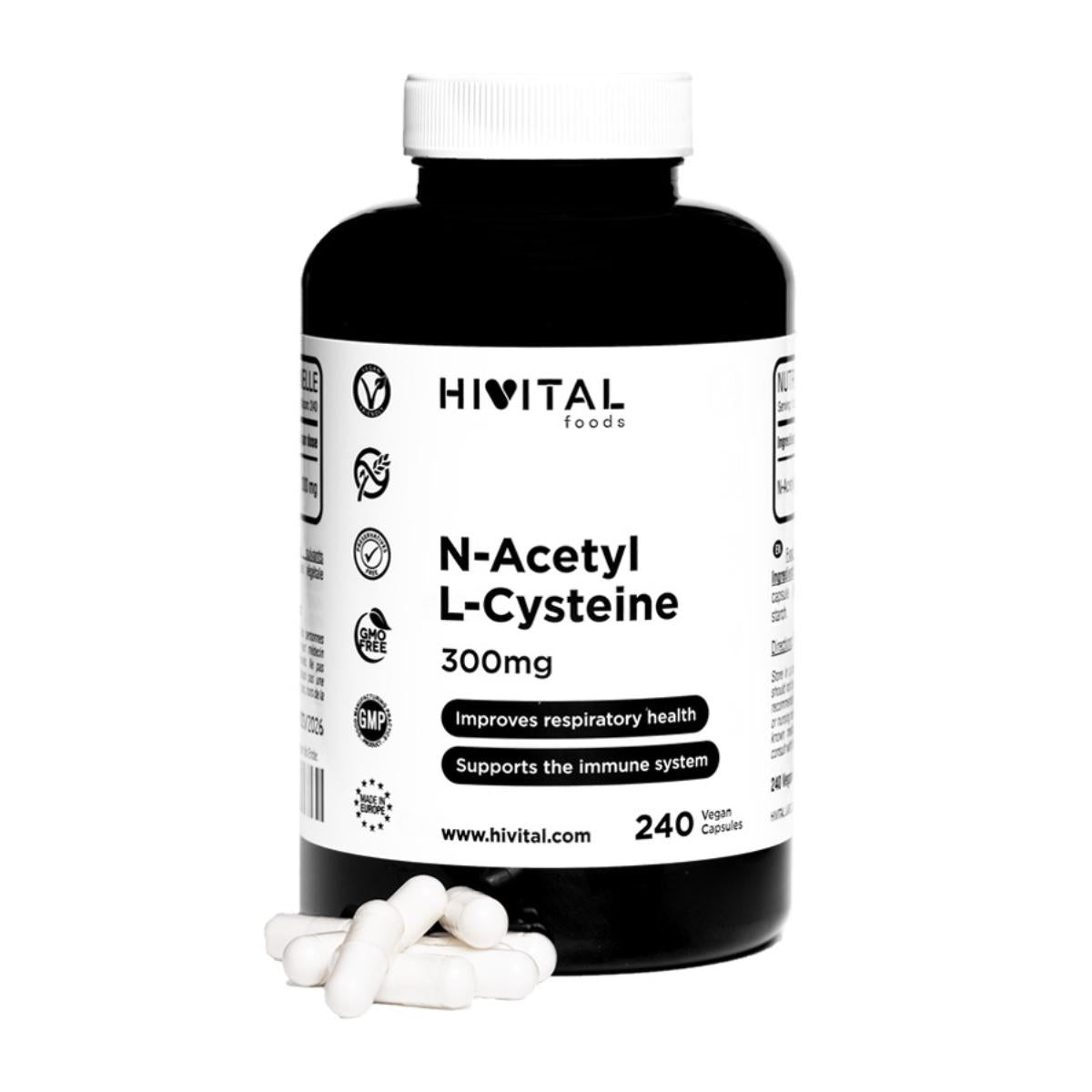 N-Acetil L-Cisteína Hivital 240 cápsulas