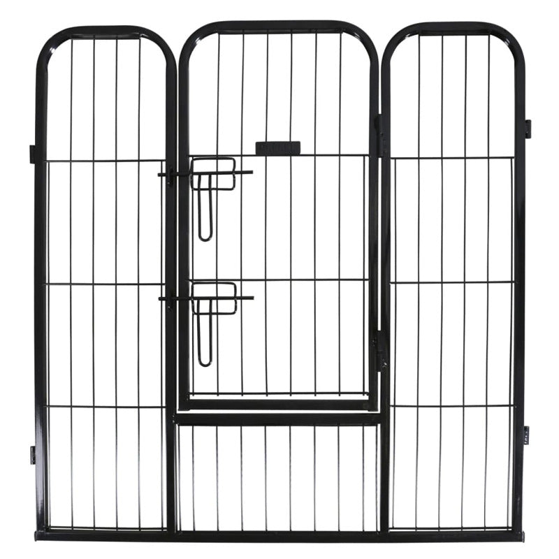 Kerbl Recinto Para Mascotas De Exterior Con Puerta Negro_5