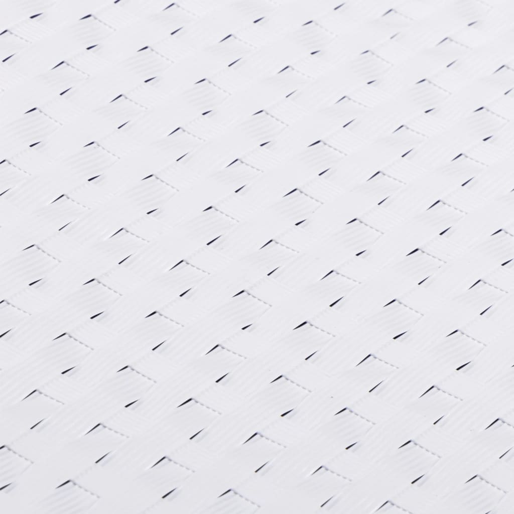 Toldo Para Balcón Ratán Sintético Blanco 1000x90 Cm / Vetonek_5