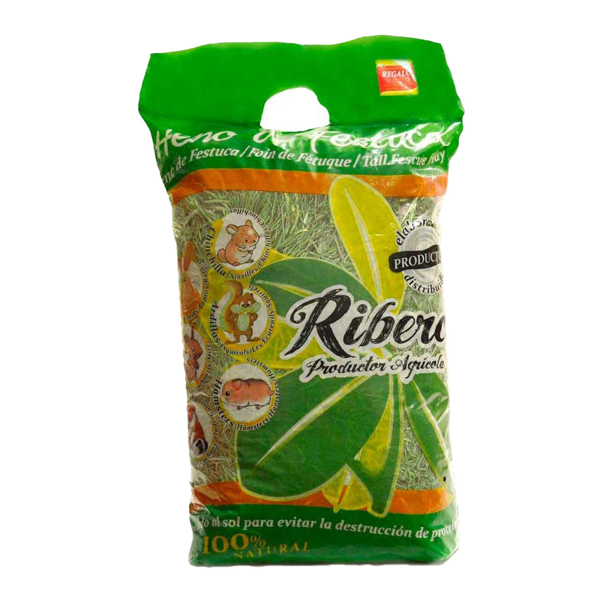 Feno de Festuca Ribero para Coelhos e Roedores 1 Kg