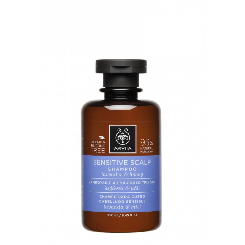 Champô Apivita para Couro Cabeludo Sensível 250 ml