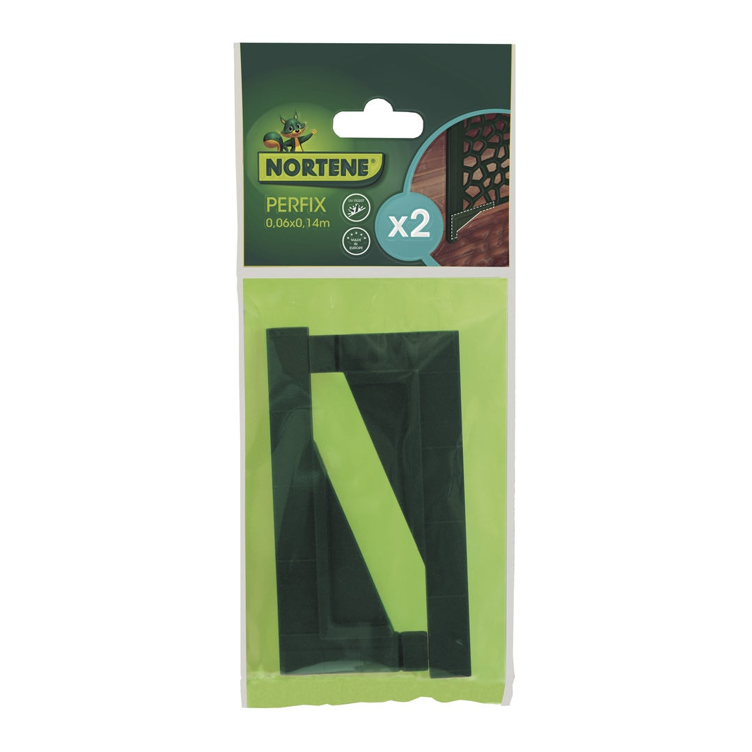 Escuadra Para Paneles Decorativos Prefix 6x14 Cm Verde Nortene_2