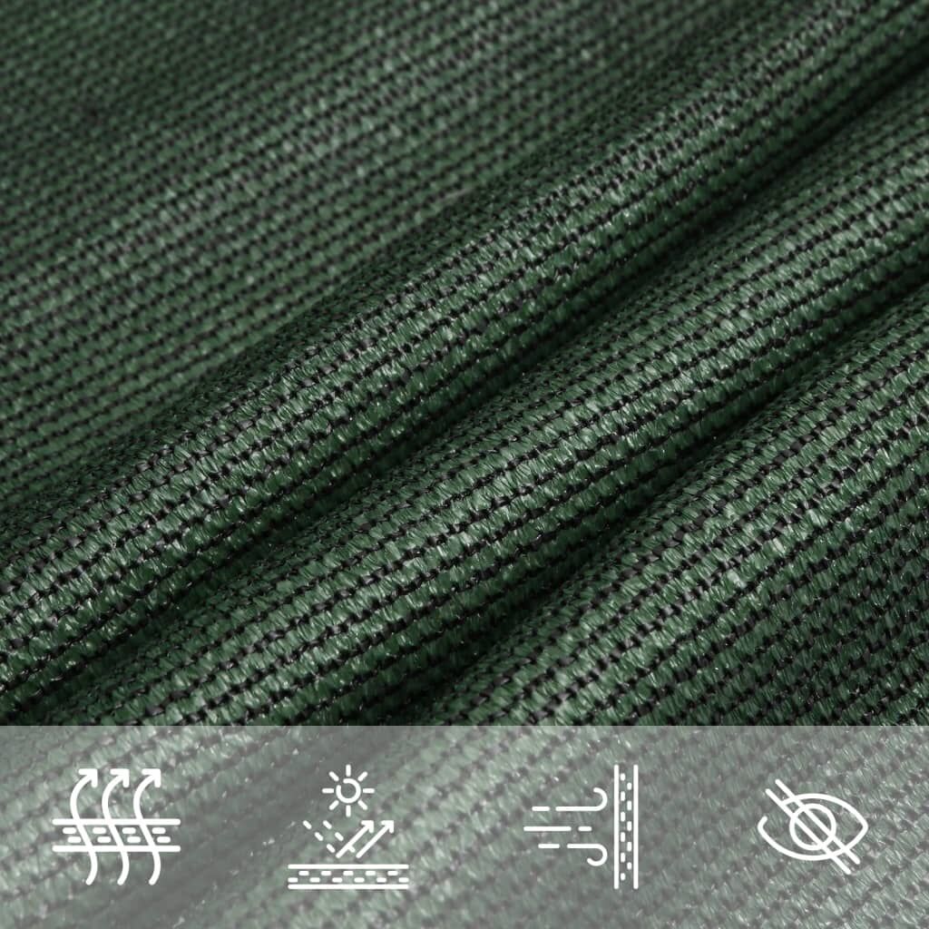 Vidaxl Toldo De Vela Hdpe Verde Oscuro 160 G/m² 4x5x6,8 M_4
