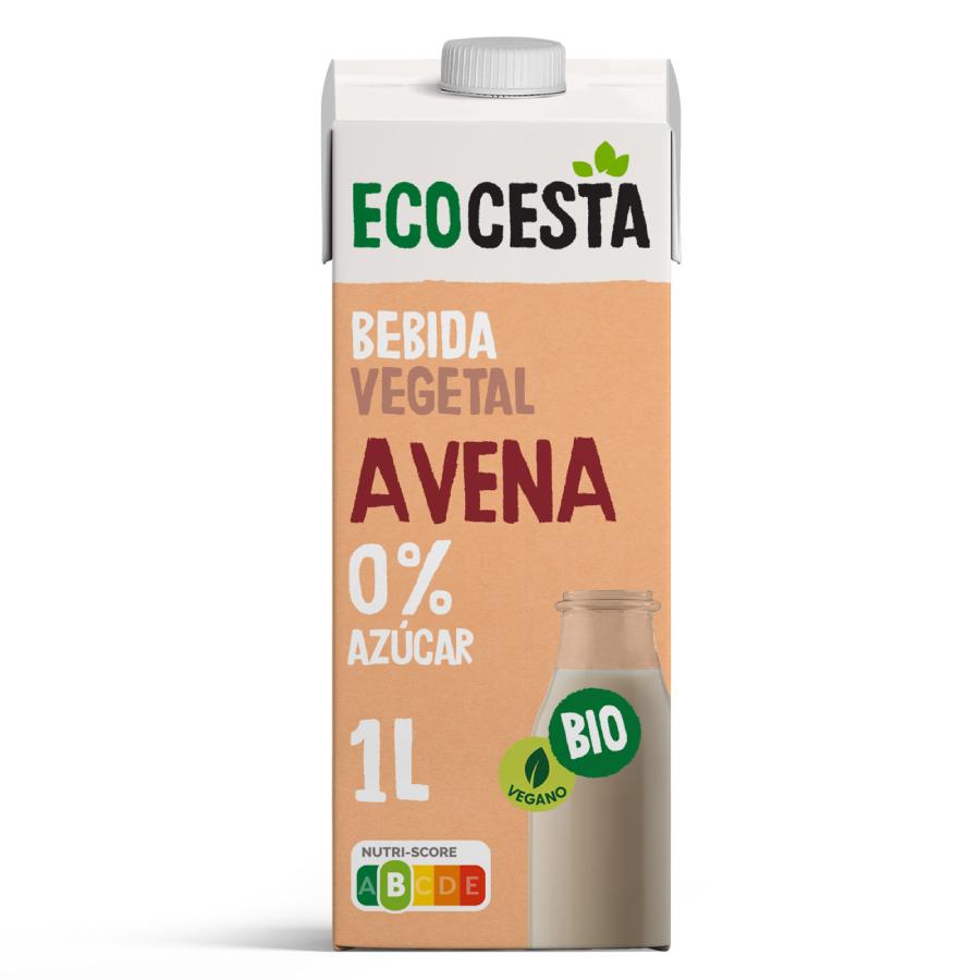 Pack de 6 Bebidas de Aveia Biológicas 0% Açúcar Ecocesta 1L