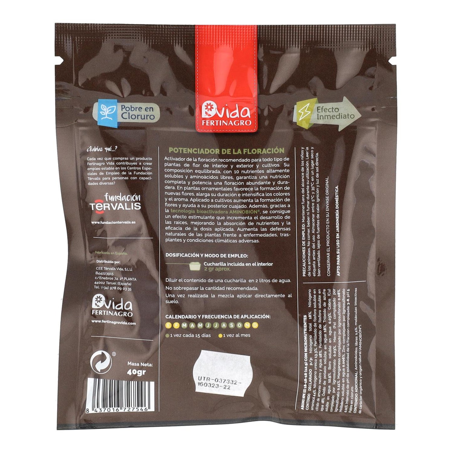 Potenciador de floração Fertinagro 40 g