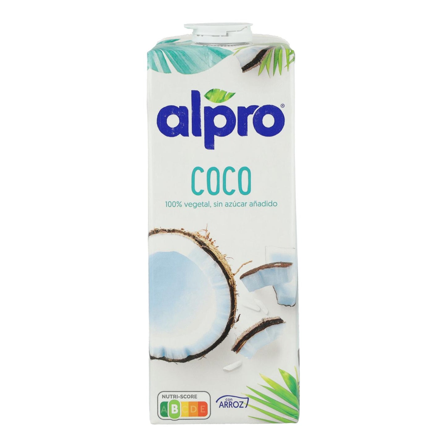 Embalagem de 8 bebidas de coco Alpro, 1 litro