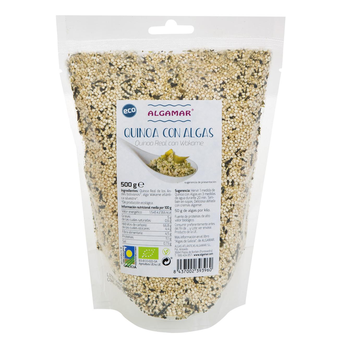 Quinoa com Alga Algamar, 500g
