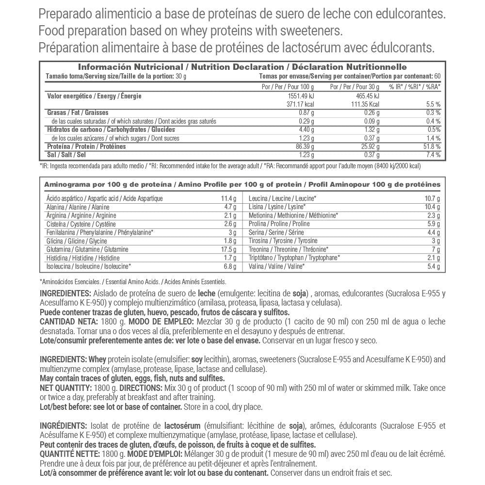 Isolate 90 Cfm - 1,8 Kg - Caramelo Cremoso - Aumenta La Masa Muscular - Masmusculo_5