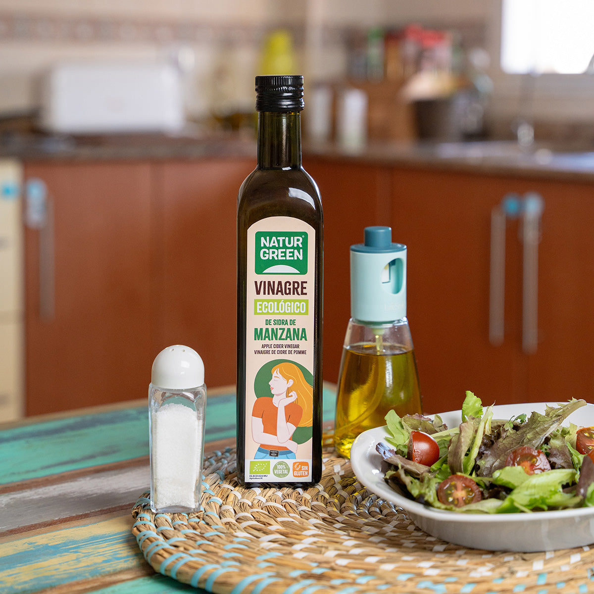 Vinagre de maçã biológico NaturGreen 500 ml