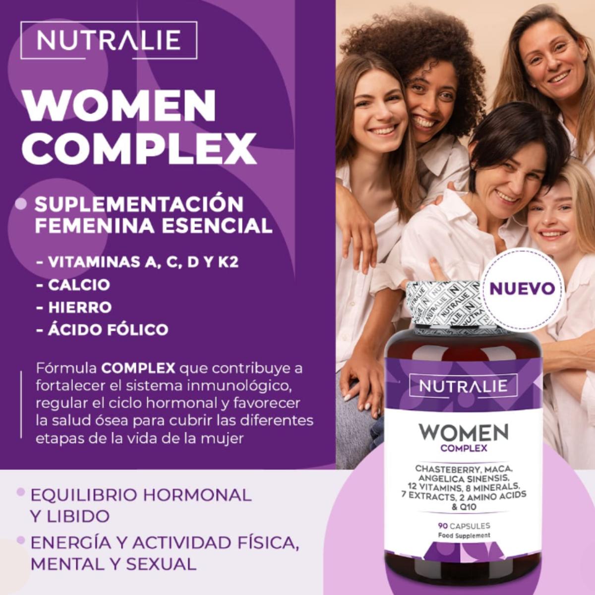 Nutralie Complex + Q10 Atividade Hormonal 90 Cápsulas