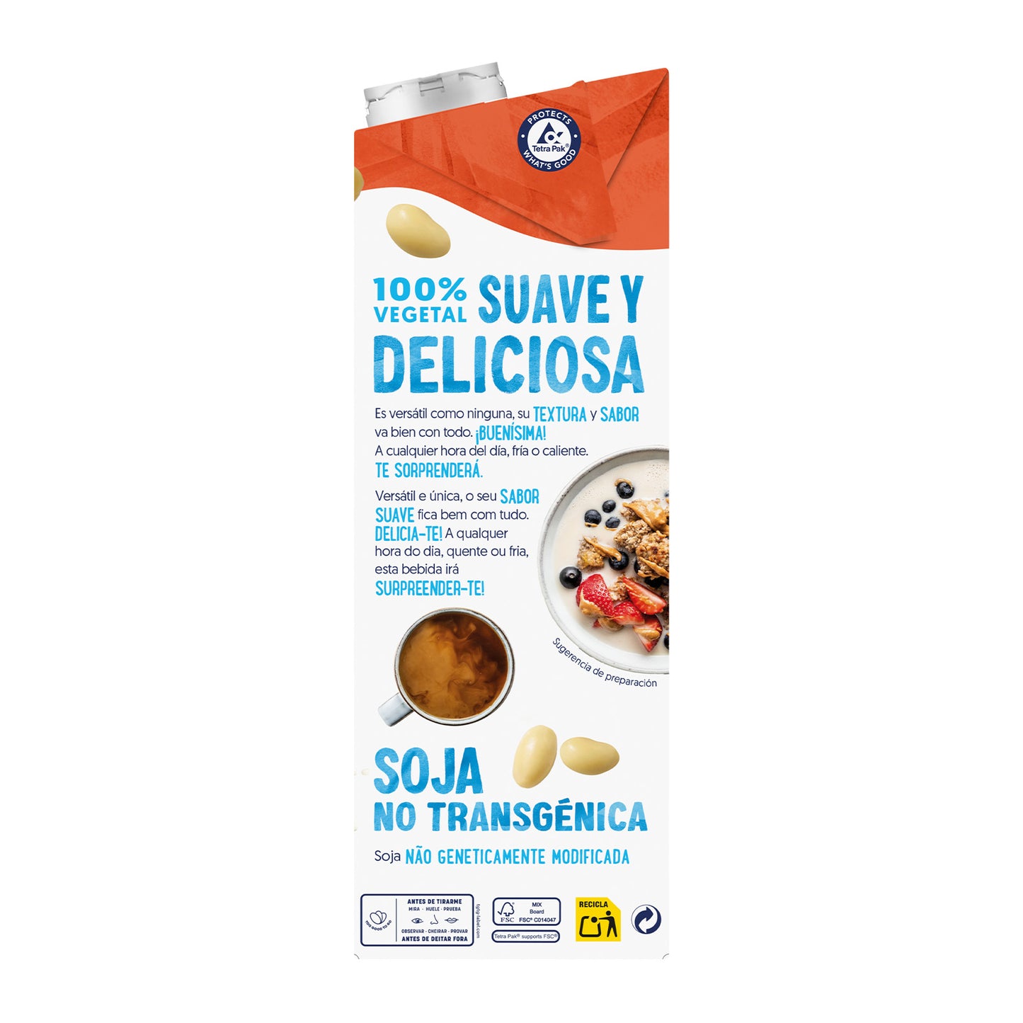 Bebida de soja sem açúcar Alpro 1 litro