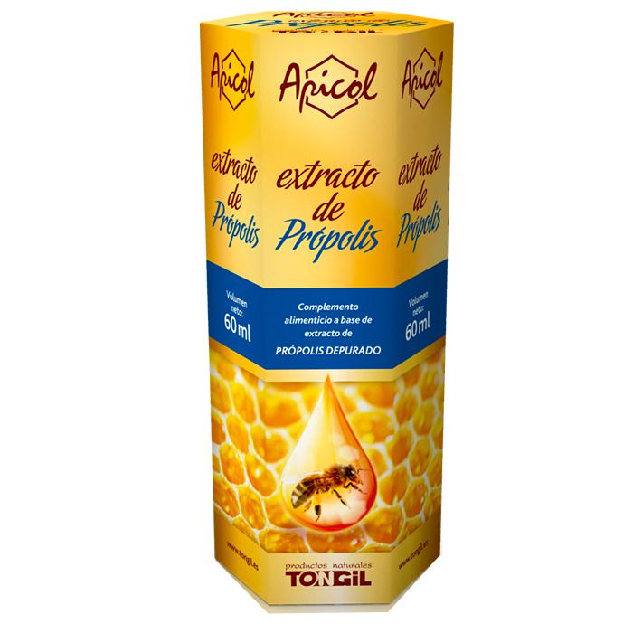 Apicol Extrato de Própolis Tongil 60 ml Sem Álcool
