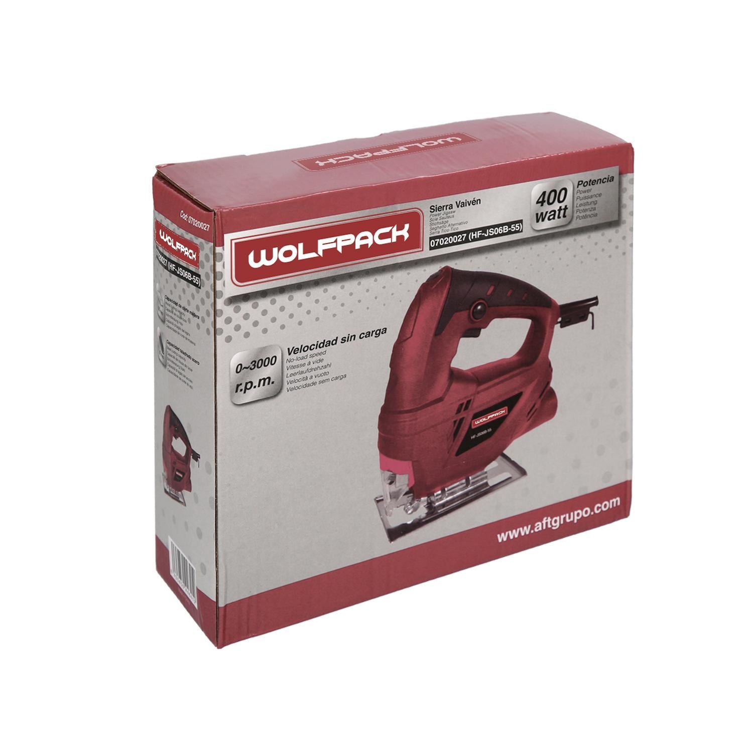 Sierra Vaiven 400 Watt. Sierra De Calar, Profundidad Corte 55 Mm. Madera. Inclinable