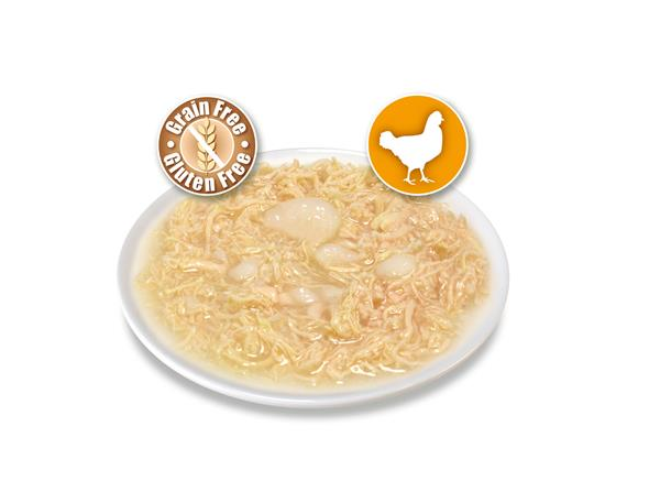 Frango em molho com Arquivet Crab Stick 80 g Ração húmida para gatos