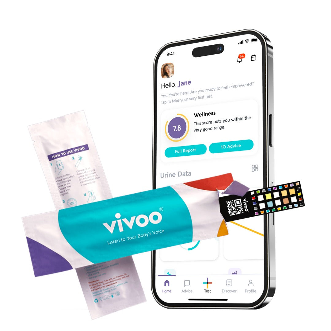 Teste de Urina Vivoo. Um teste para ver tudo