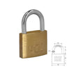 Candado Laton Arco Normal 25 Mm.