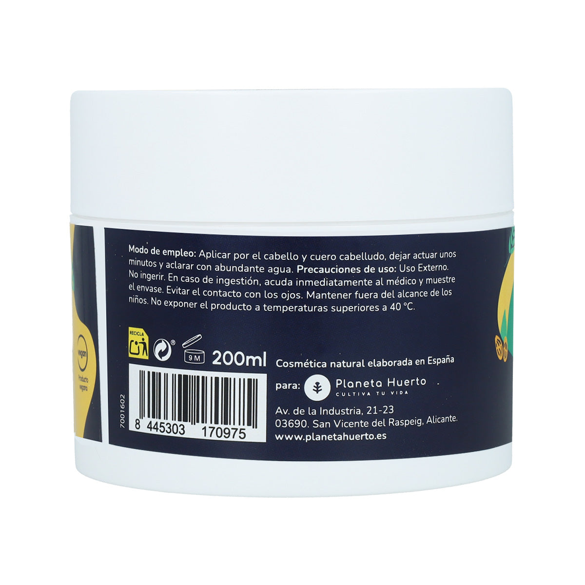 Máscara Hidratante Planeta Huerto Método Caracóis 200 ml