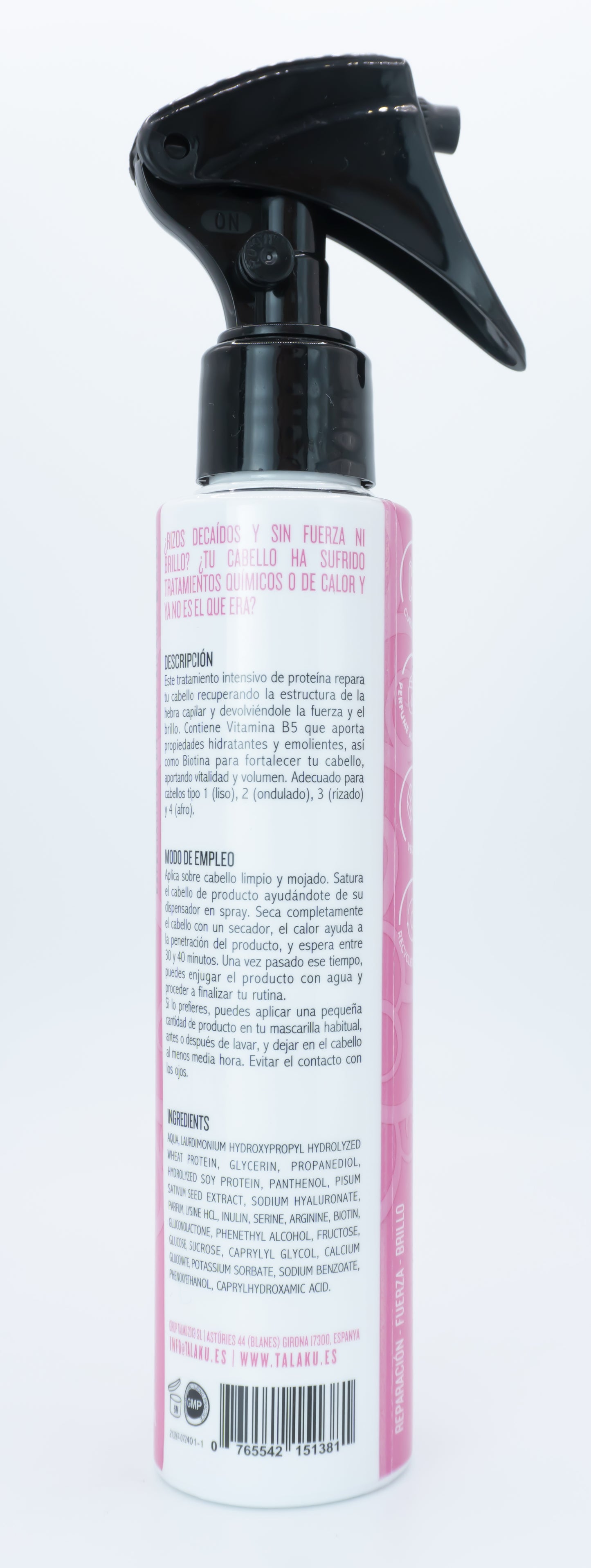 Tratamiento Proteína Curly And Roll Talaku 150ml_1