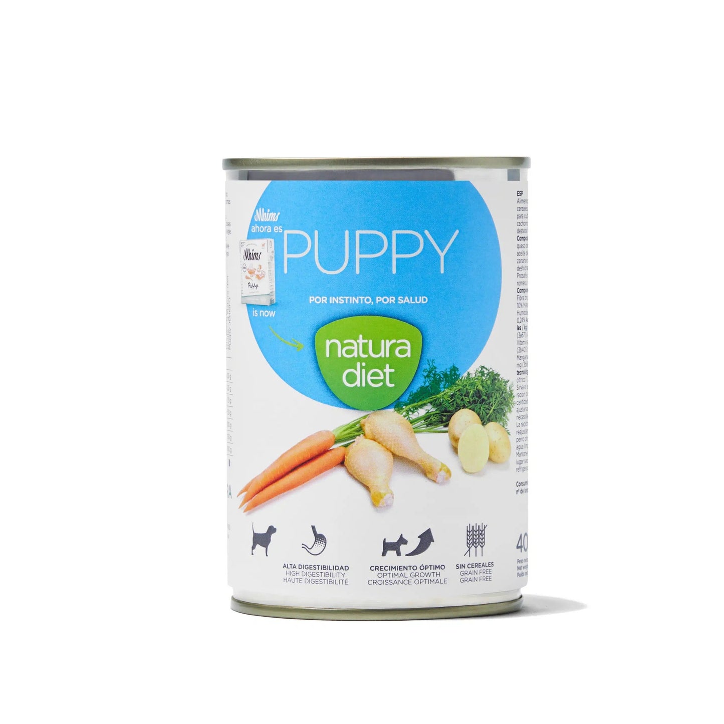 Natura Diet Dog Puppy Alimento húmido para cães 400g