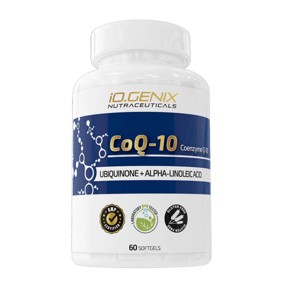 Coq-10 - 60 Softgels - Antioxidantes - Io.genix_0
