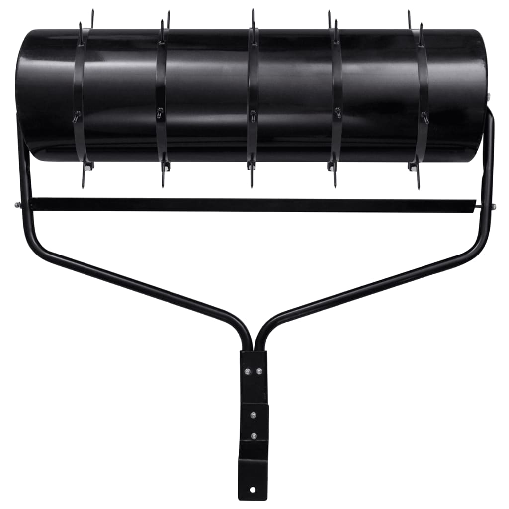 Rodillo De Césped Con Abrazaderas Aireadoras Hierro Negro 63 L / Vetonek_5