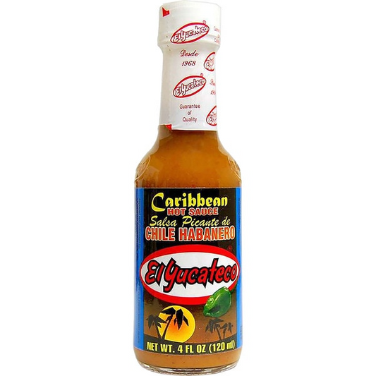 Molho picante de pimenta habanero "caribe" de Yucatecan 120 ml.