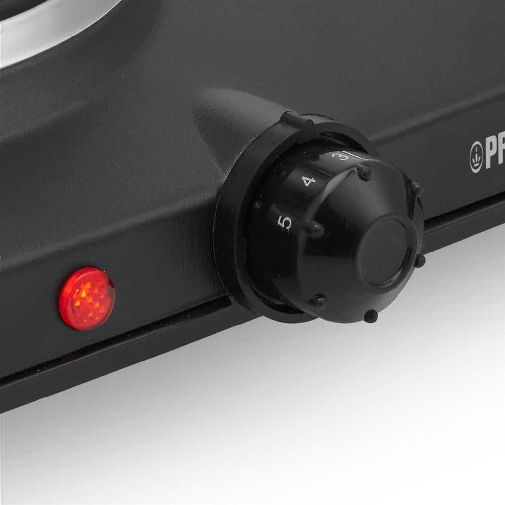 Placa elétrica dupla cerâmica Princess 800+1200 W