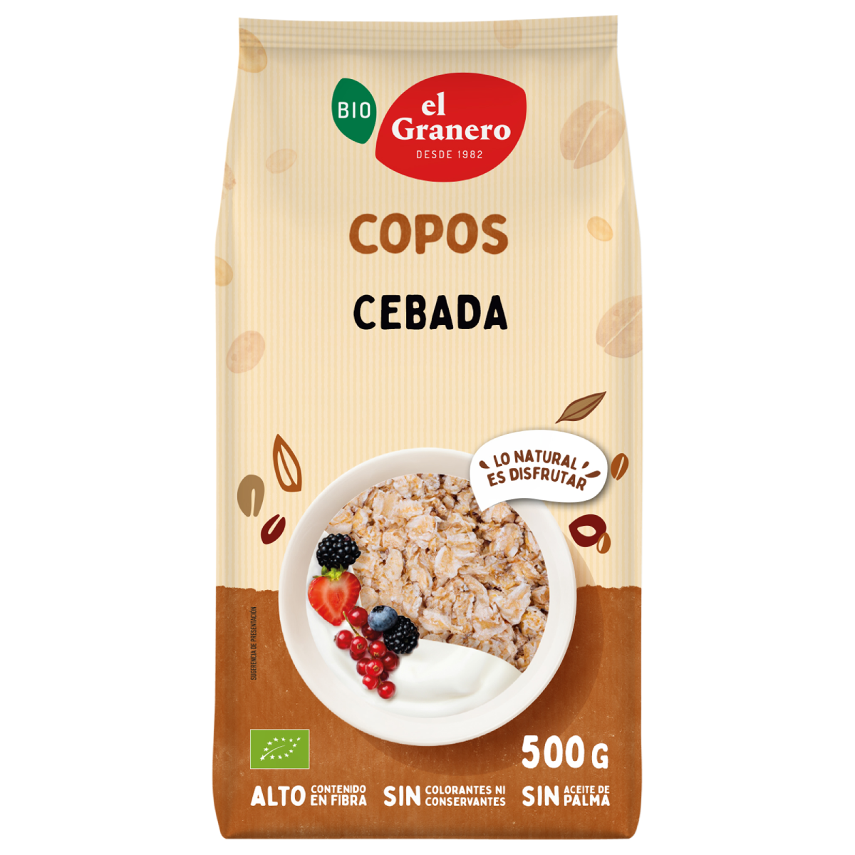 Flocos de Cevada Bio El Granero 500 gr
