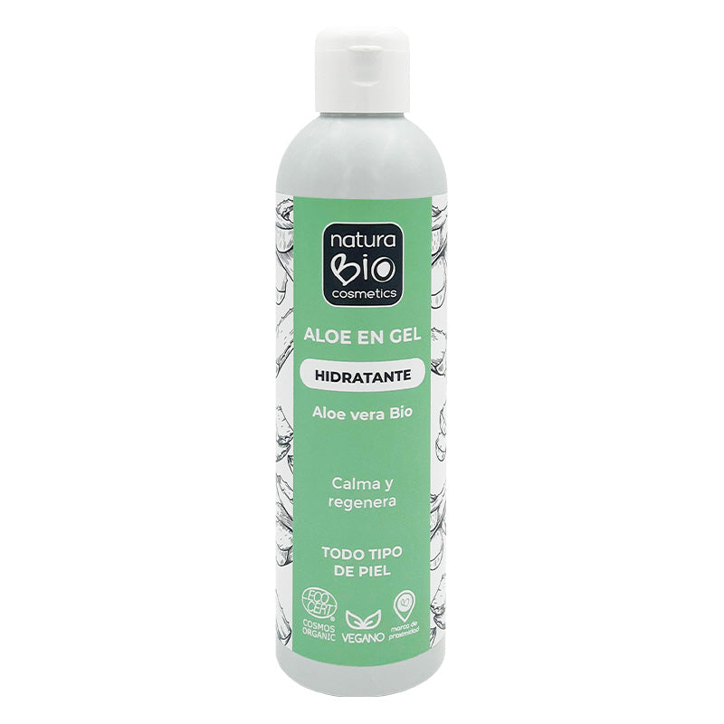 Aloe En Gel Hidratante 250 Aloe Vera Bio, NATURABIO, 250 ml