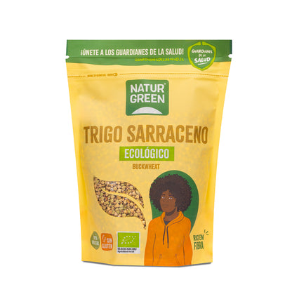 Trigo sarraceno biológico sem glúten, Naturgreen, 500 g
