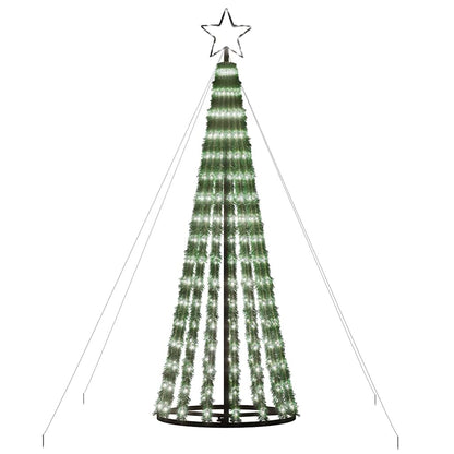 Vidaxl Árbol De Navidad Led 275 Leds Blanco Frío 180 Cm_3