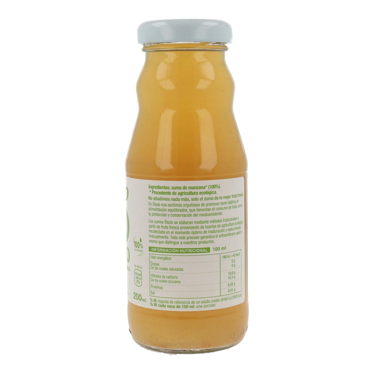 Sumo de Maçã Biológico 100% Espremido Ékolo 750 ml