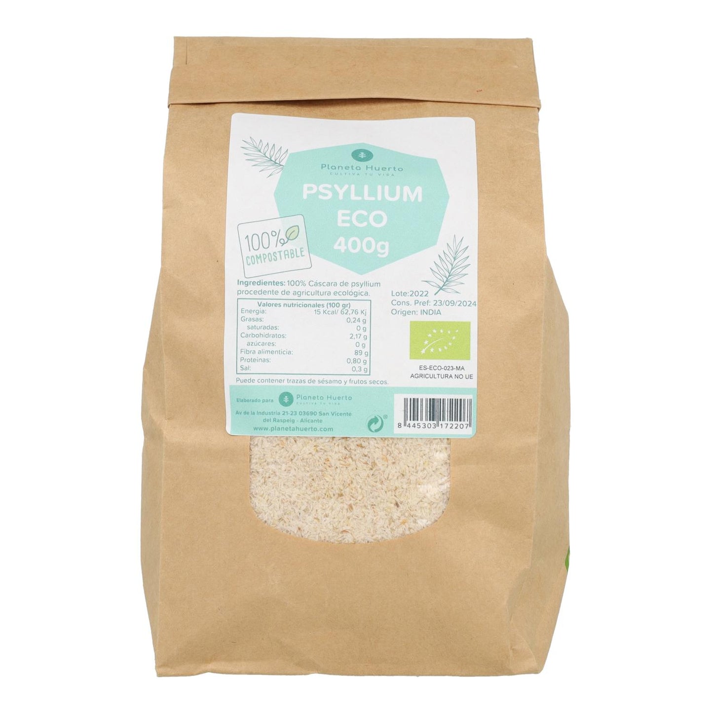 Planeta Huerto ECO Casca de Psílio 400 g