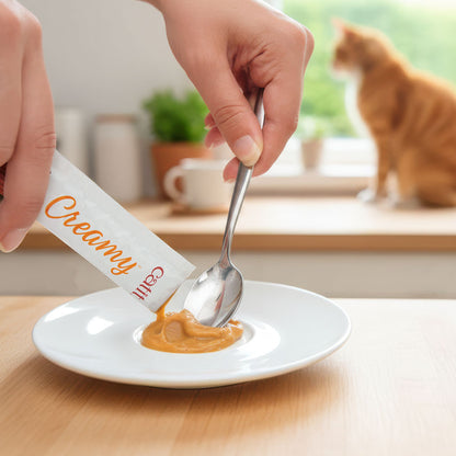 Snack Líquido para Gatos Senior Creamy Booster Pollo Catit 4 x 10 g