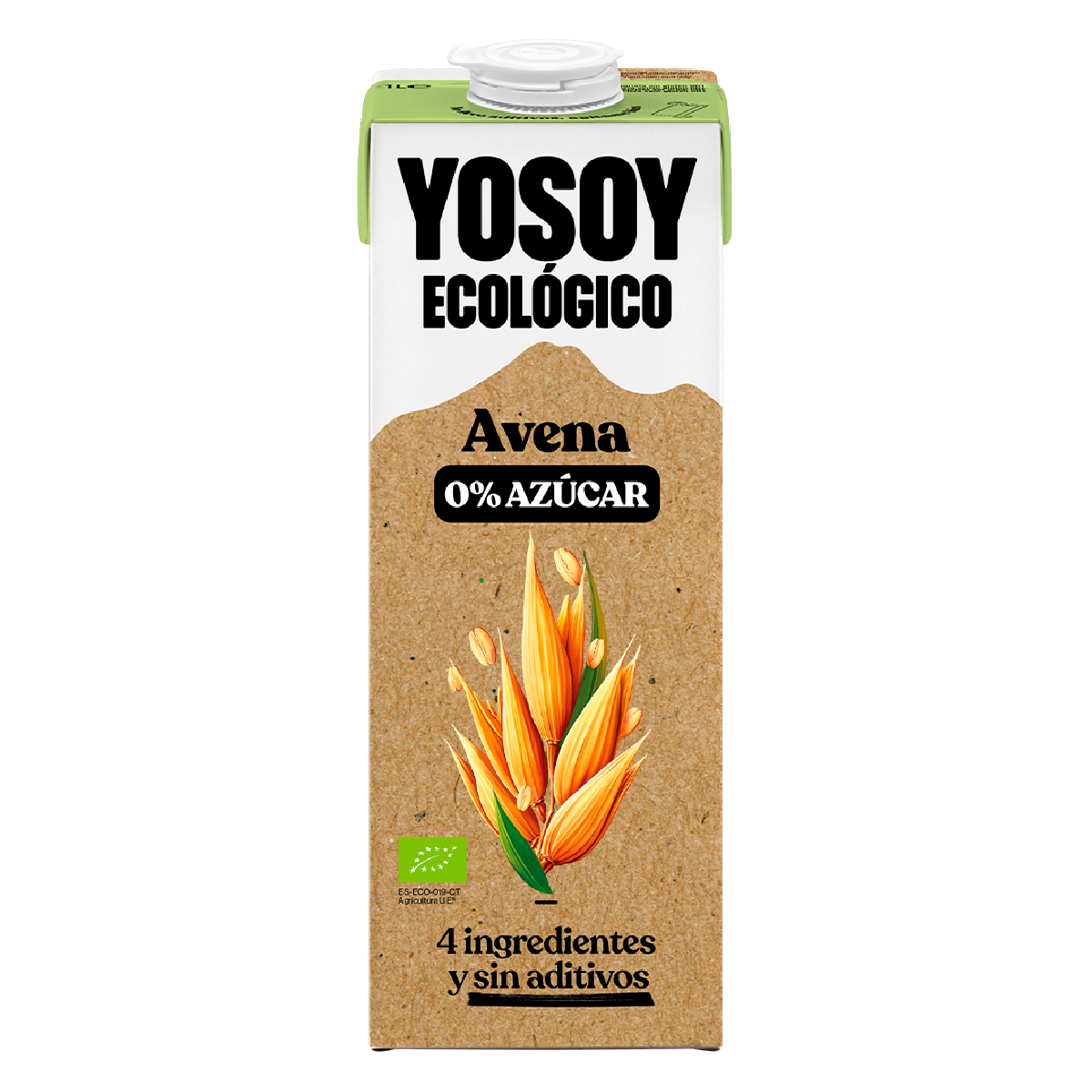 Bebida de Aveia Biológica Yosoy 0% Açúcar 1 L